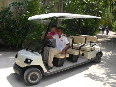 Golf carts customer, club car